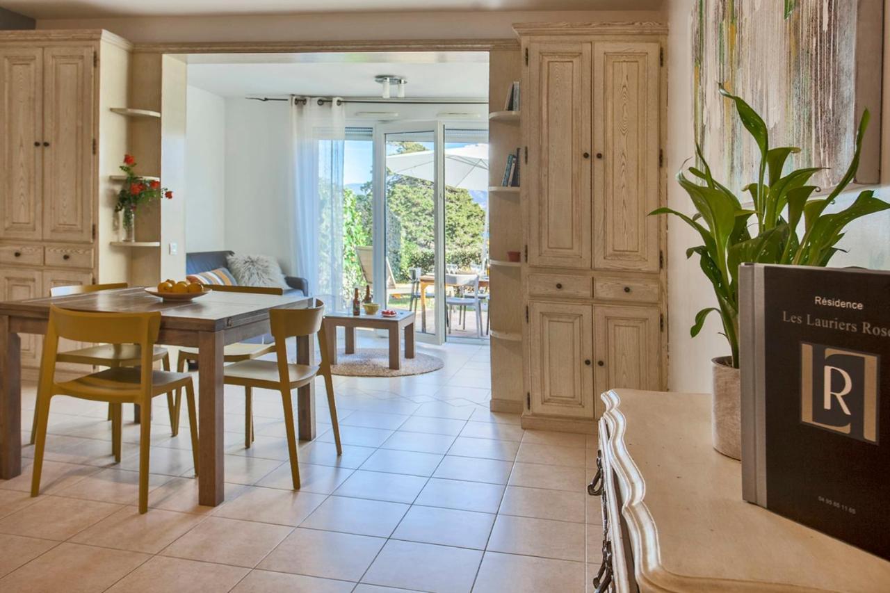 Mare Appart Avec Jardin Et Bbq Vue Mer Et Montagne Plage Et Port A 2 Pas Καλβί Εξωτερικό φωτογραφία