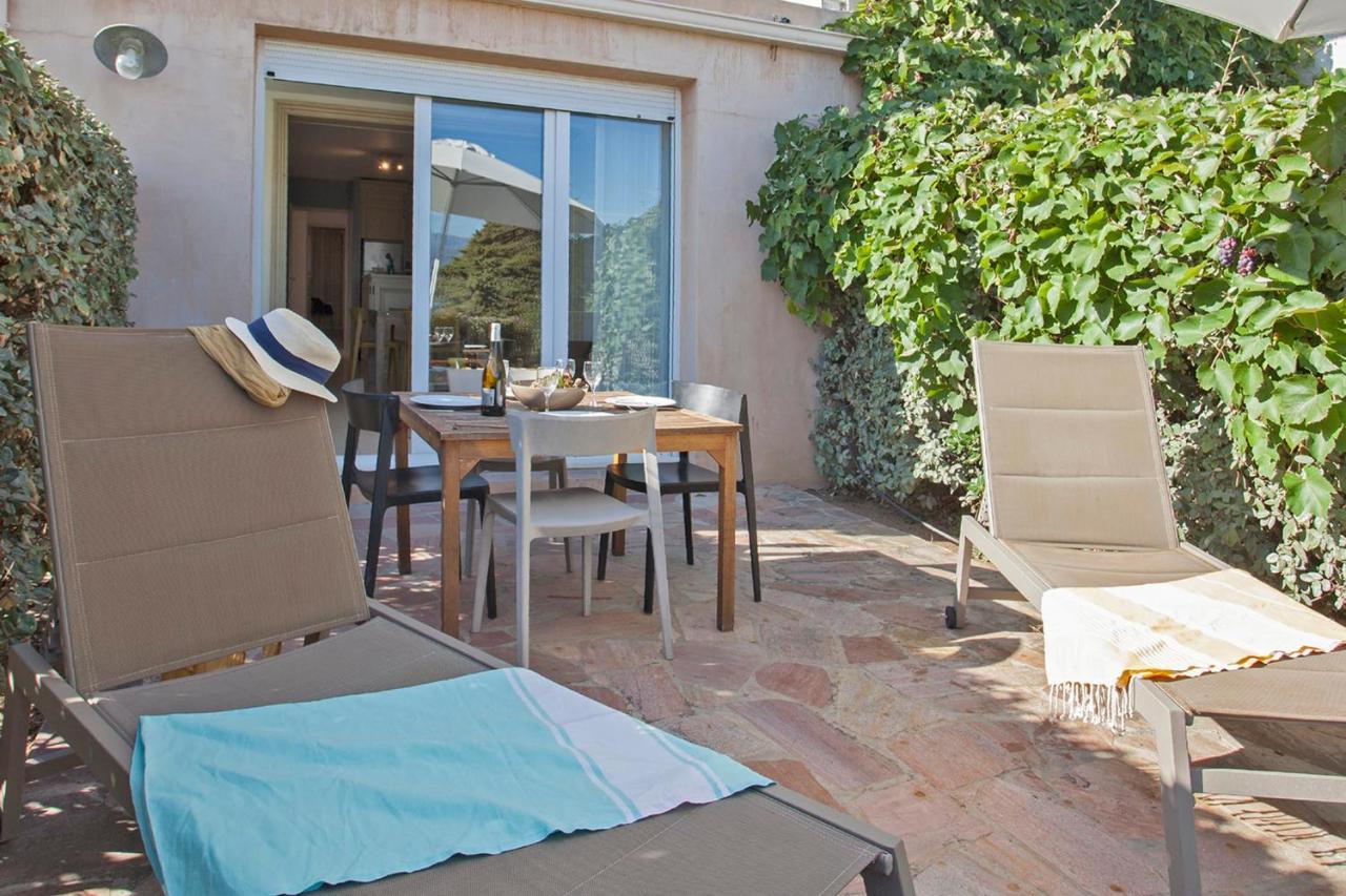 Mare Appart Avec Jardin Et Bbq Vue Mer Et Montagne Plage Et Port A 2 Pas Καλβί Εξωτερικό φωτογραφία